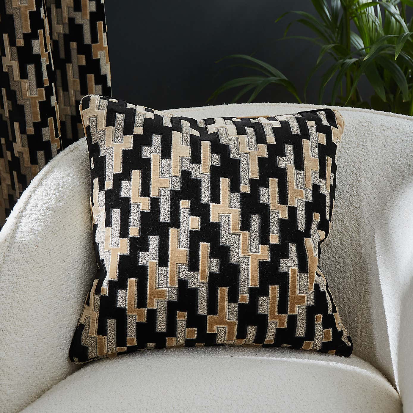 Lori Velvet Eyelet Curtains