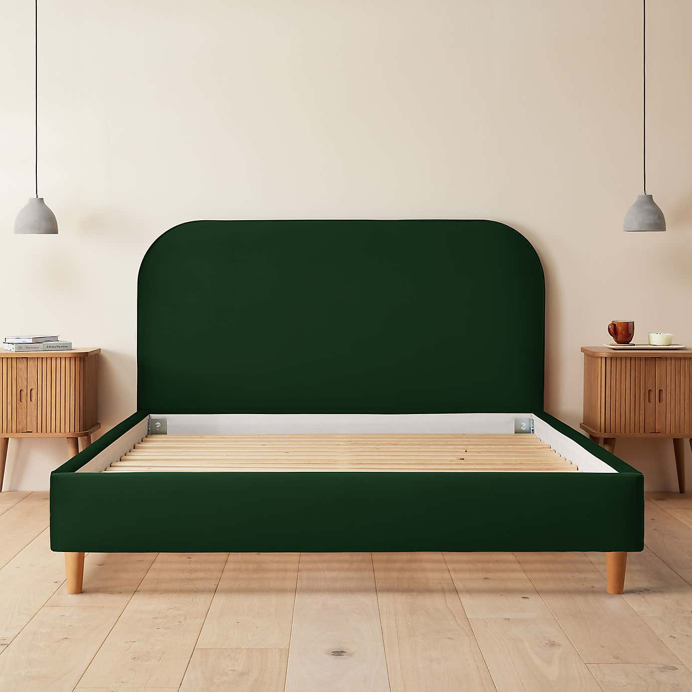 Silentnight Fara Bed Frame, Velvet