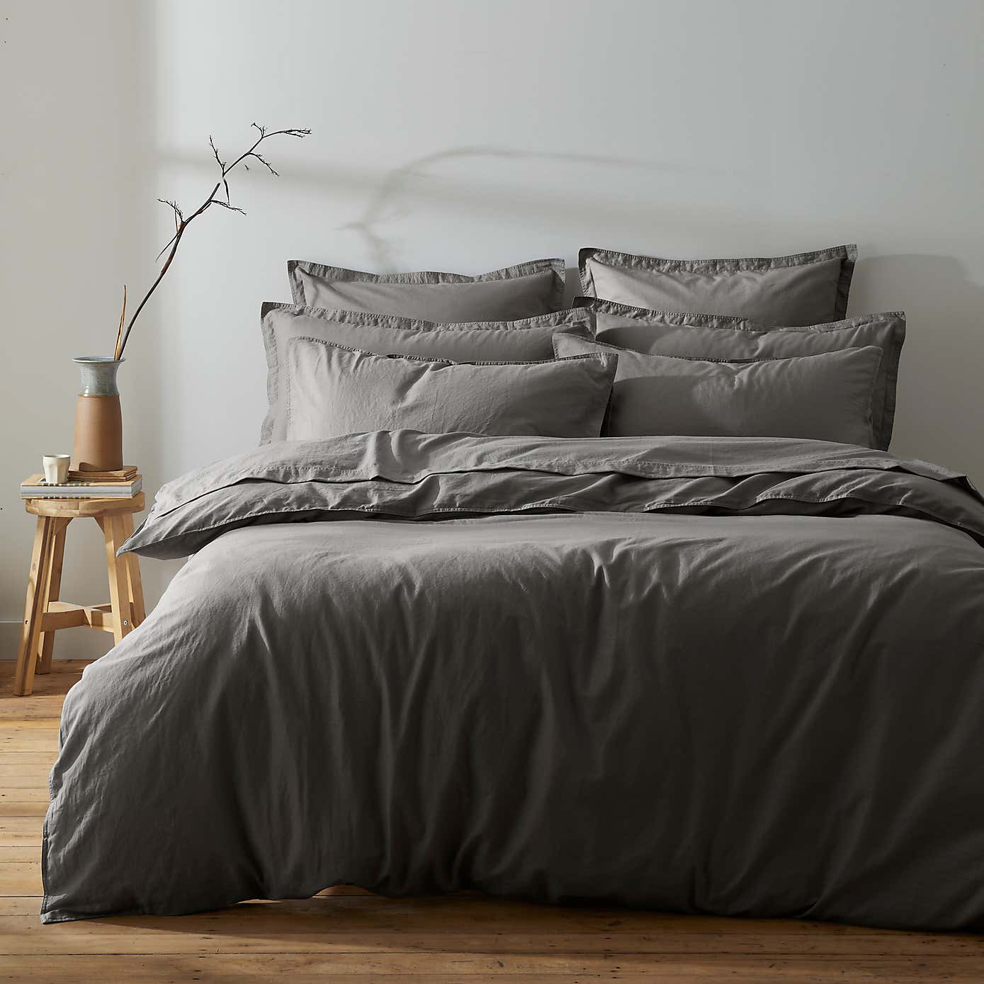 Recycled Cotton Housewife Pillowcase Pair