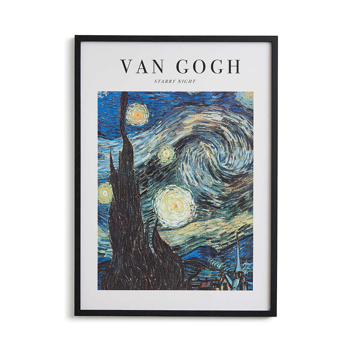 Starry Night by Van Gogh Framed Print