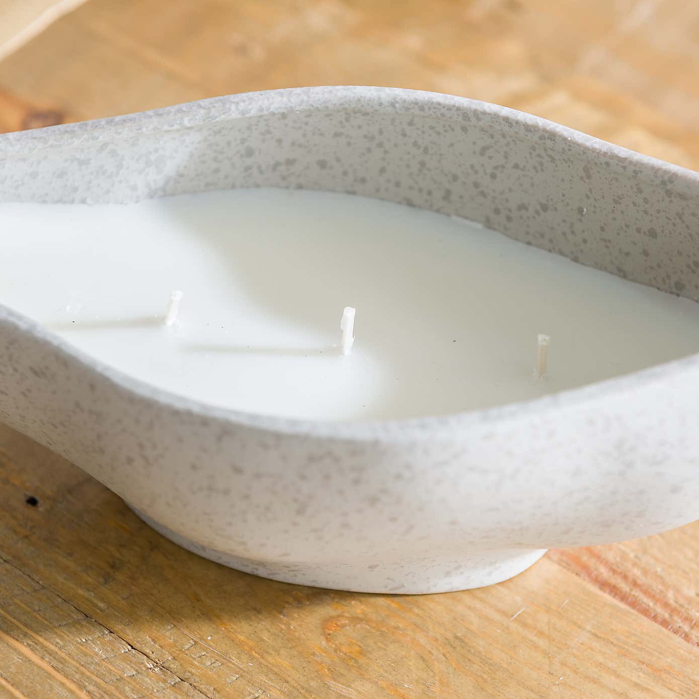 Sea Salt & Rosemary Ceramic Multi Wick Candle
