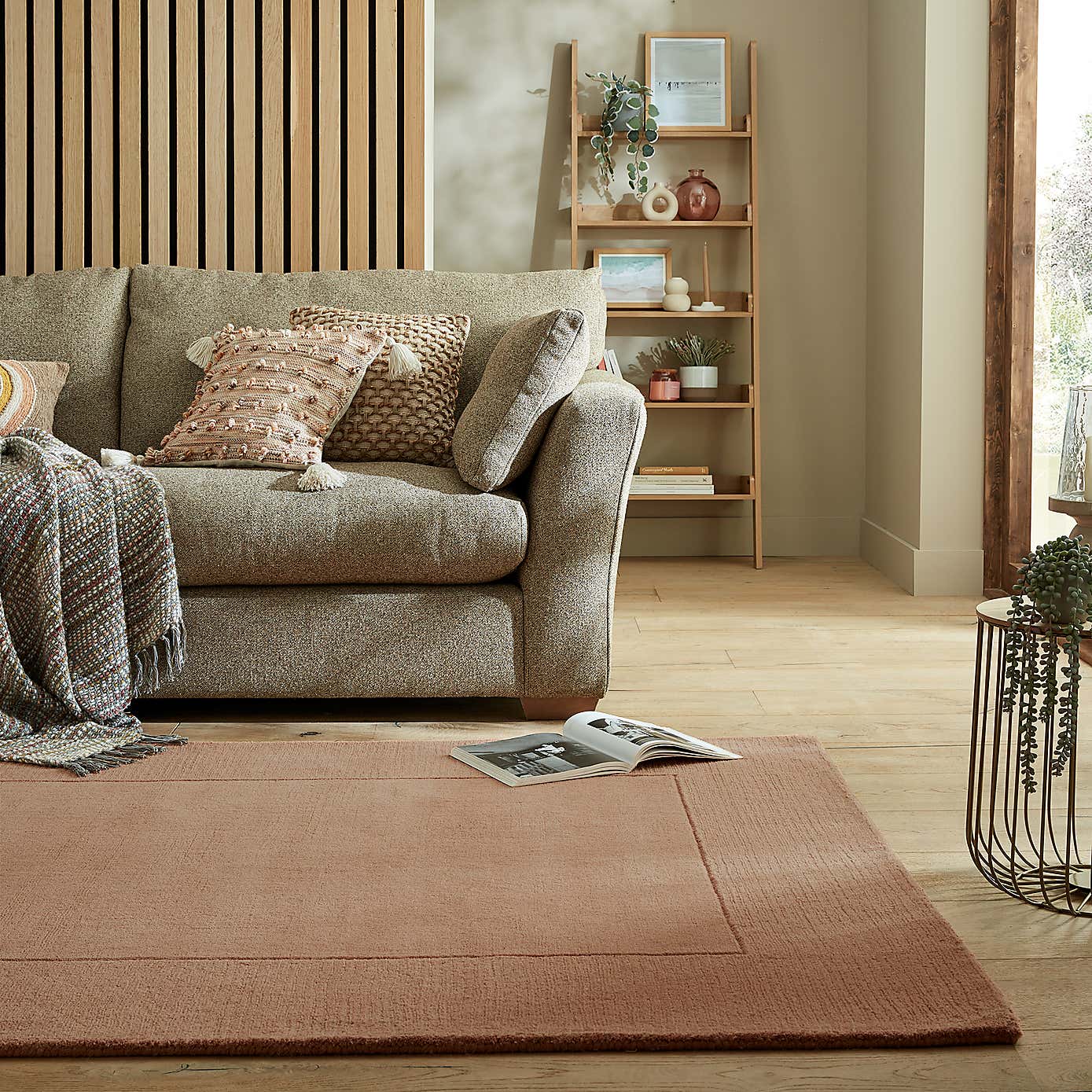 Boston Wool Border Rug