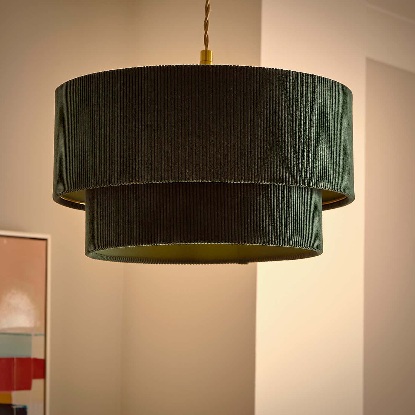 Peyton Cord Two Tier Lamp Shade