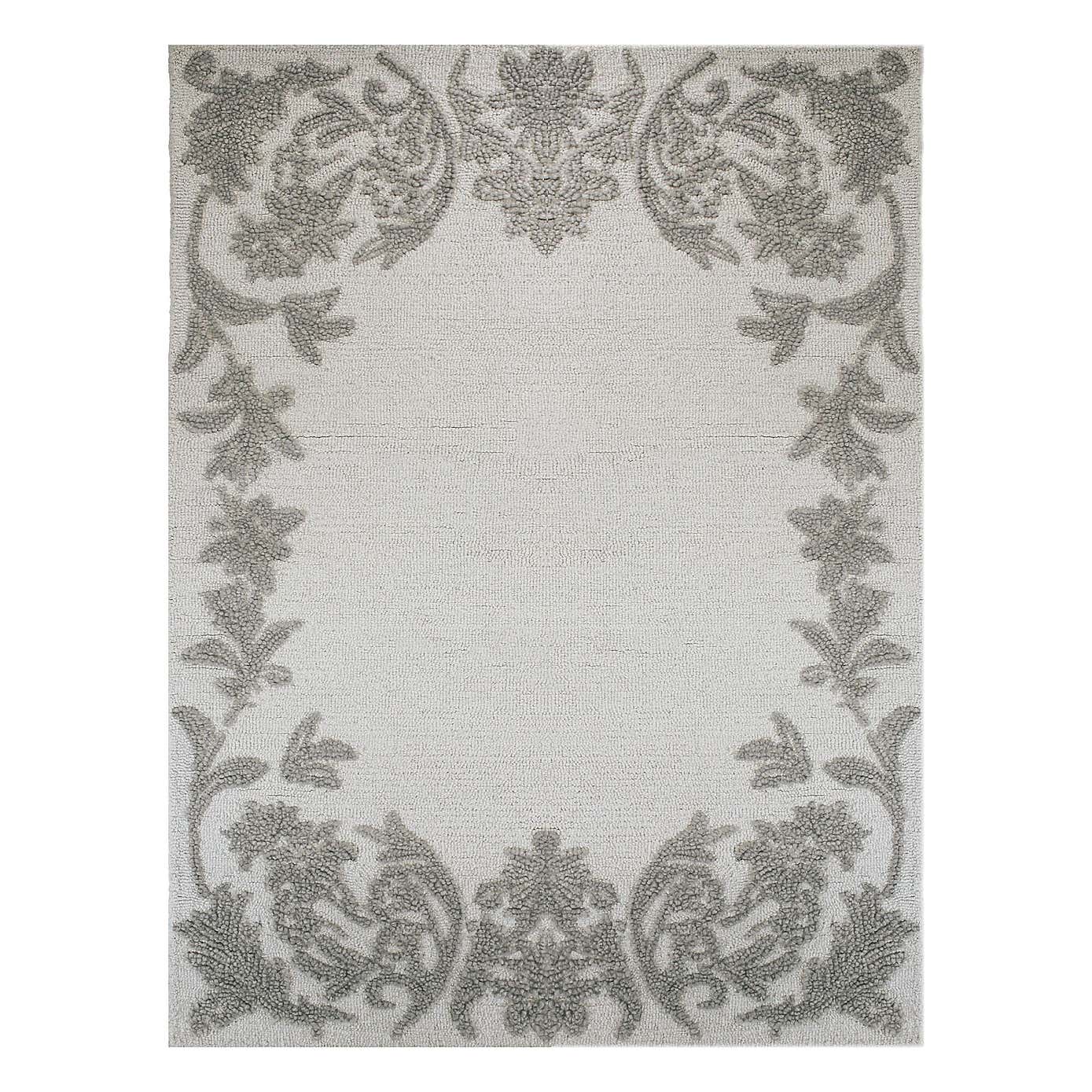 Churchgate Mowsley Floral Wool Border Rug
