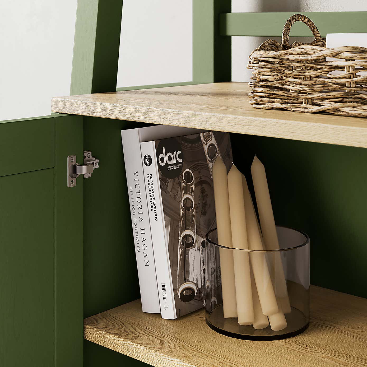 Olney Storage Ladder Shelf Stone