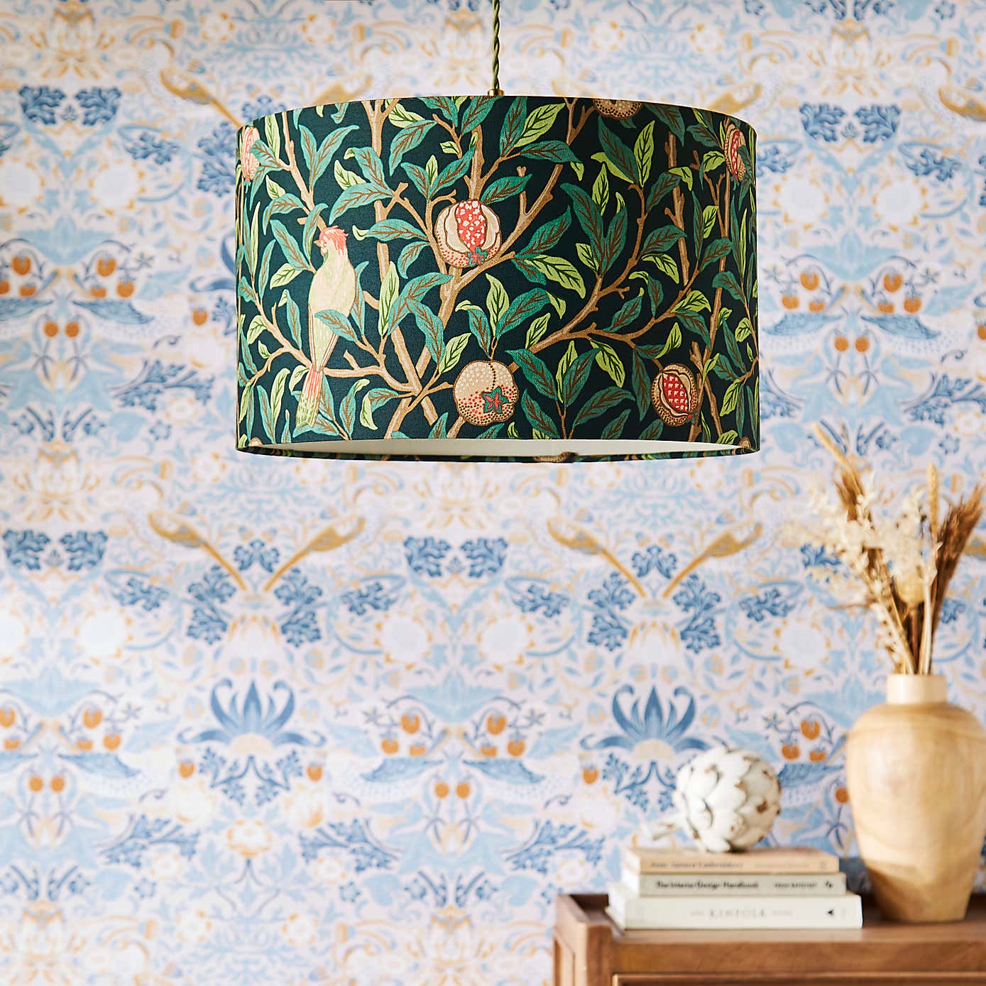William Morris Bird Pomegranate Lamp Shade