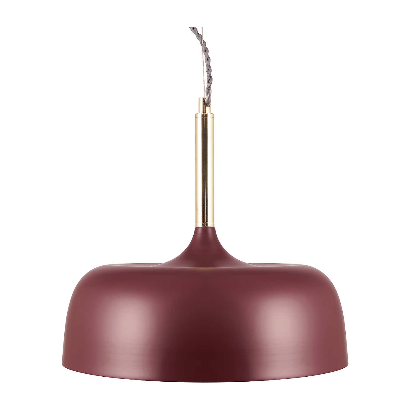 Anke Domed Metal Pendant
