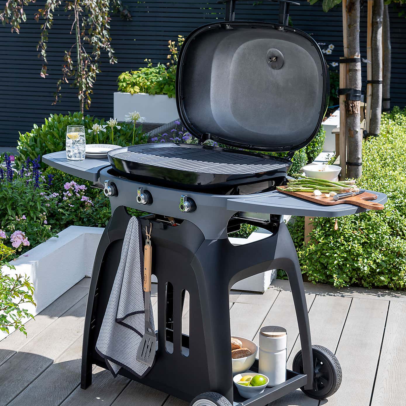 Norfolk Grills N-Grill Gass BBQ Grill, 3 Burner