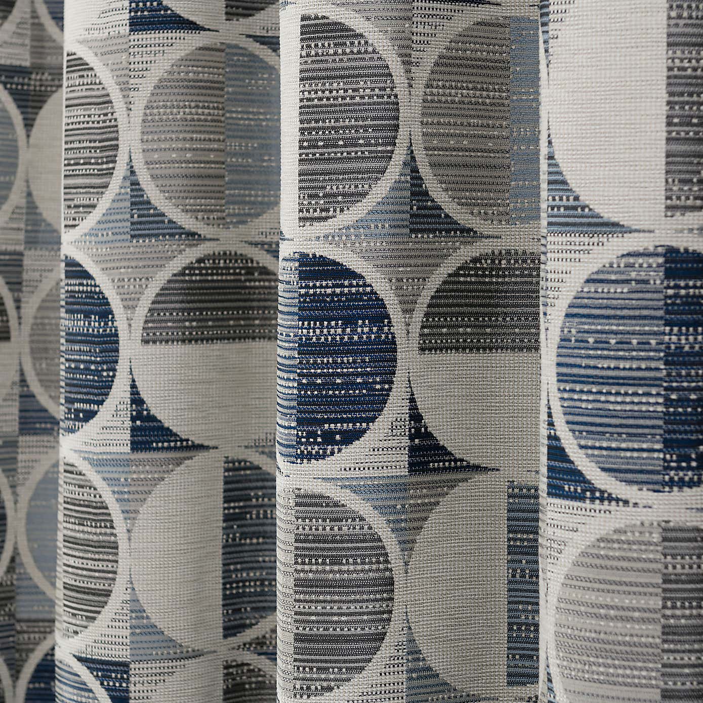 Cai Circle Jacquard Eyelet Curtains