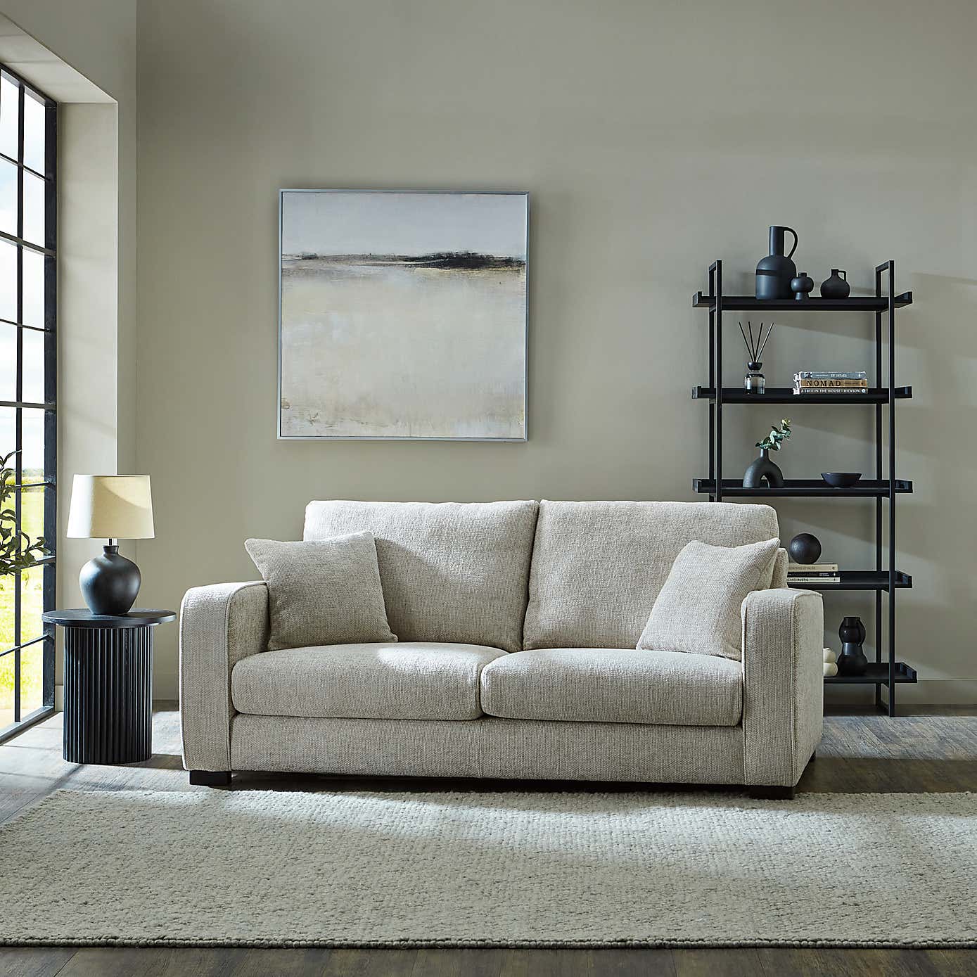 Carson Chunky Chenille 3 Seater Sofa