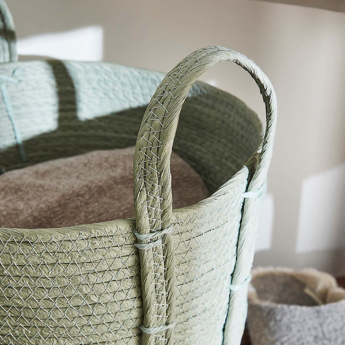 Block Colour Storage Basket
