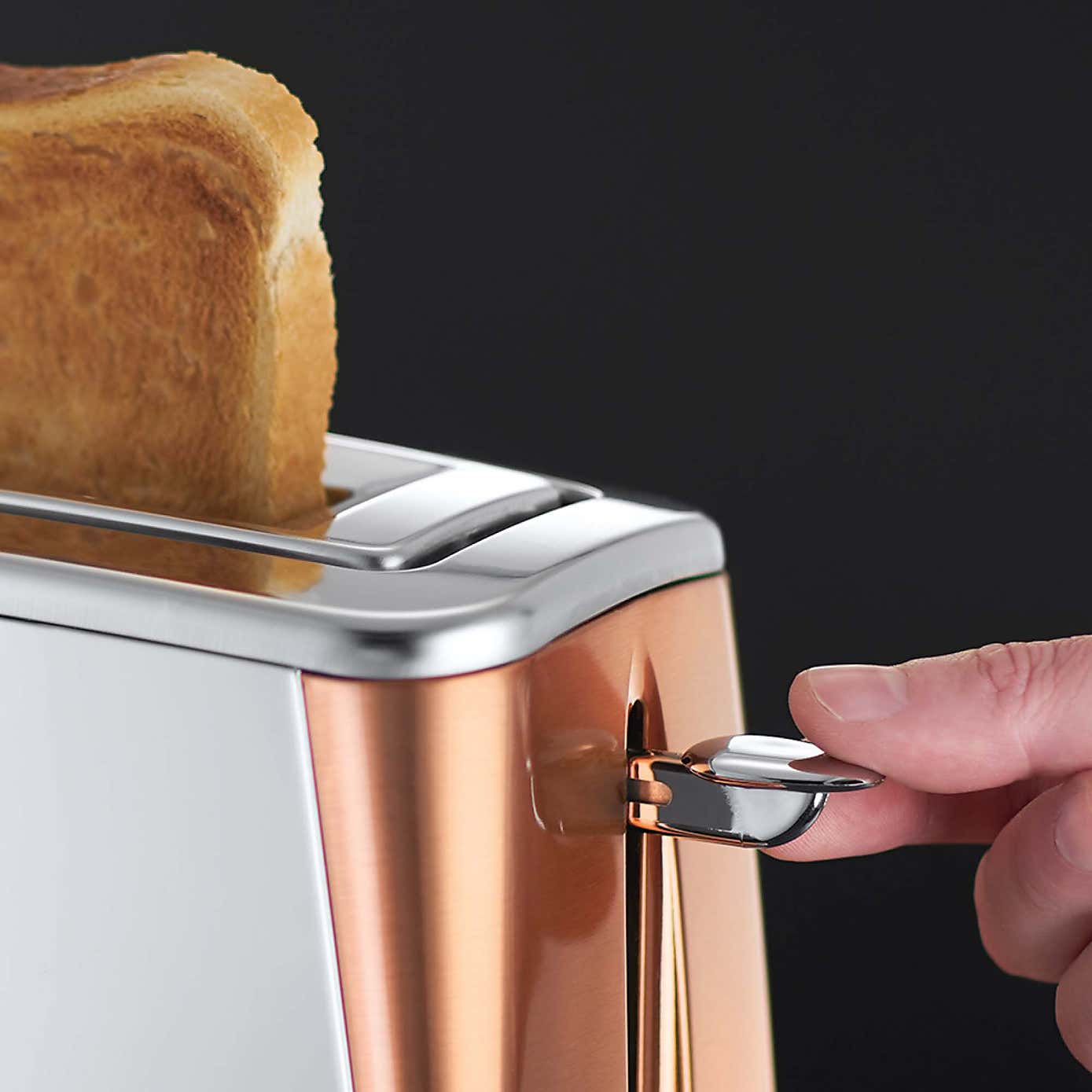 Russell Hobbs Luna 2 Slice Stainless Steel Toaster