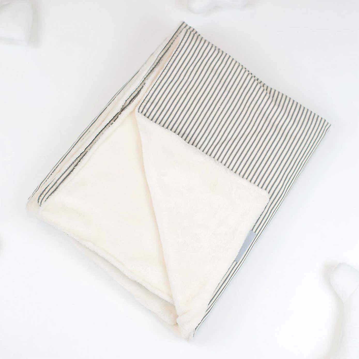 Lords and Labradors Striped Dog Blanket