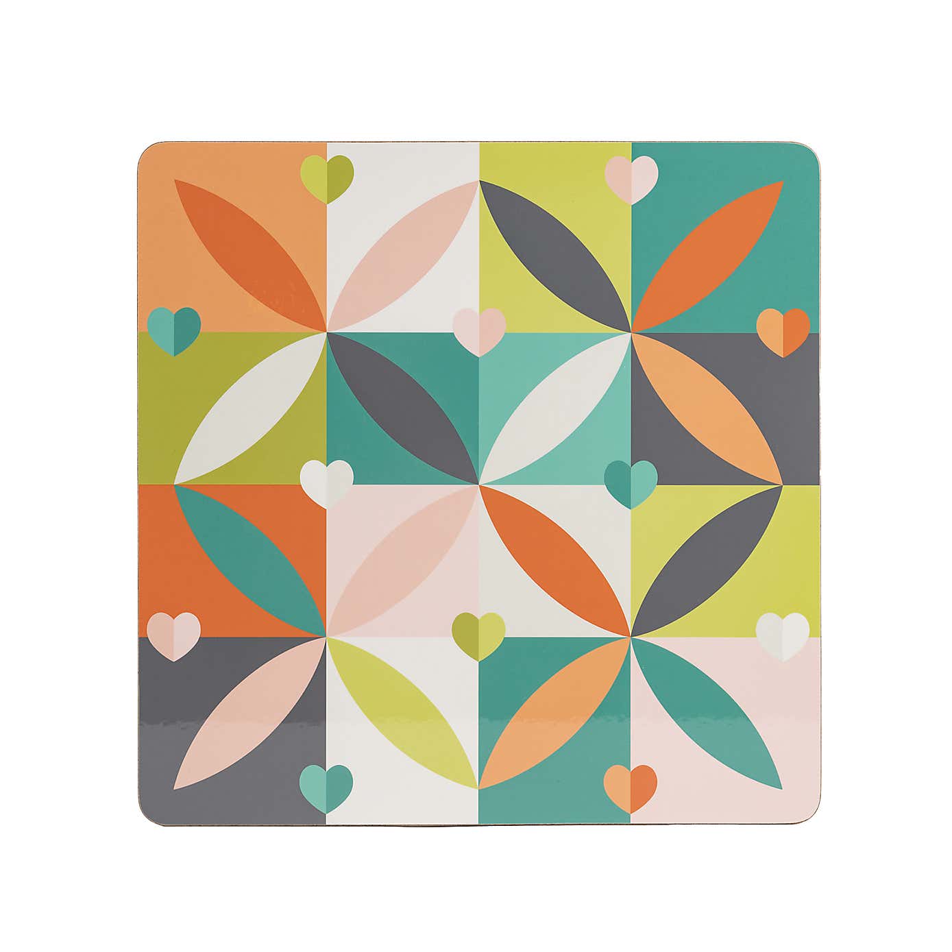 Navigate Carnaby Placemats Petal Large Square Set of 4