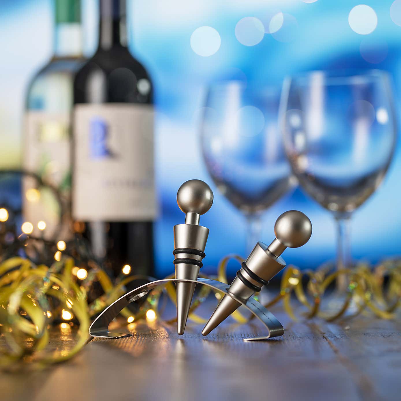 Dexam CellarDine Three Piece Wine Stopper Set with Stand