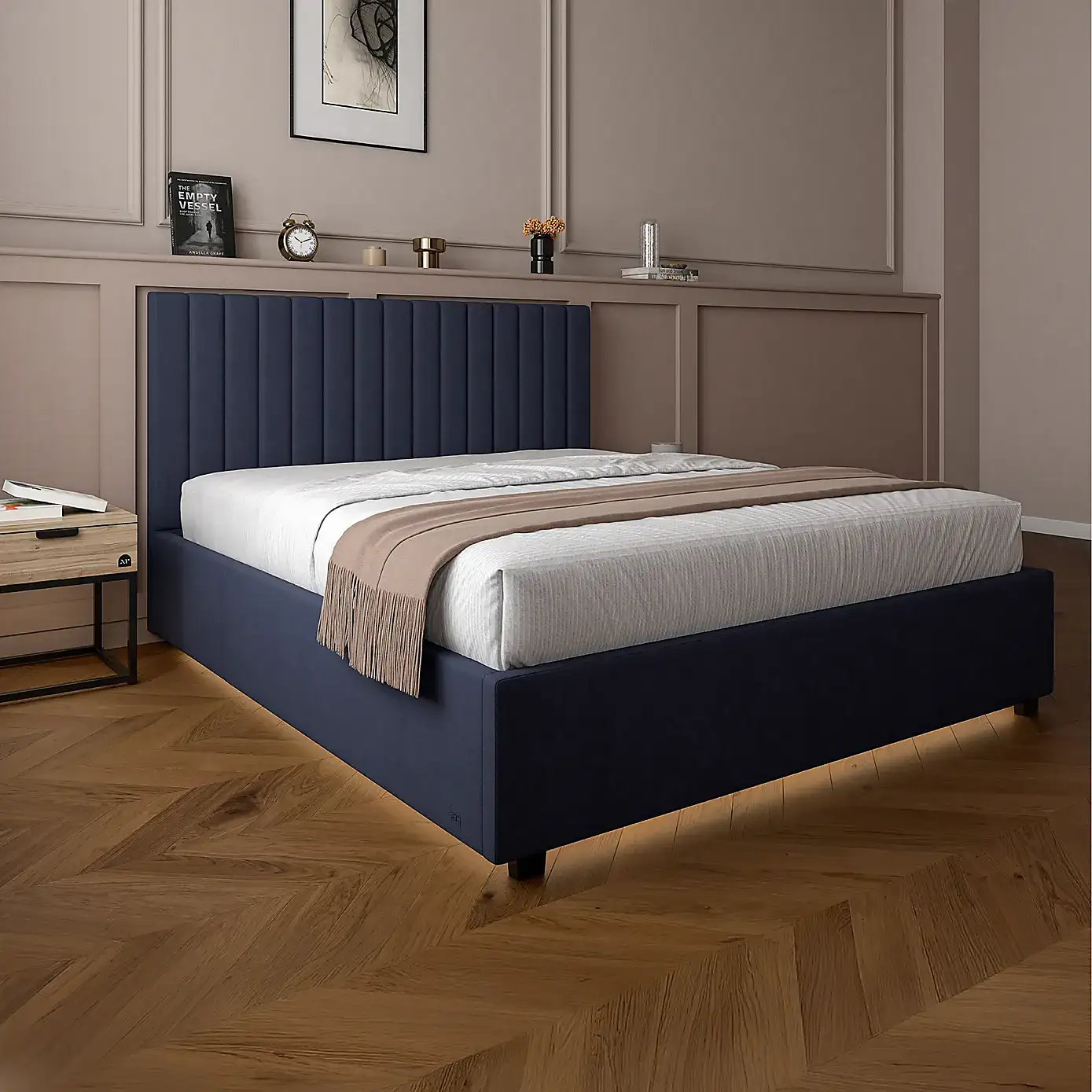 X Rocker Living Maisie LED Ottoman Bed Frame