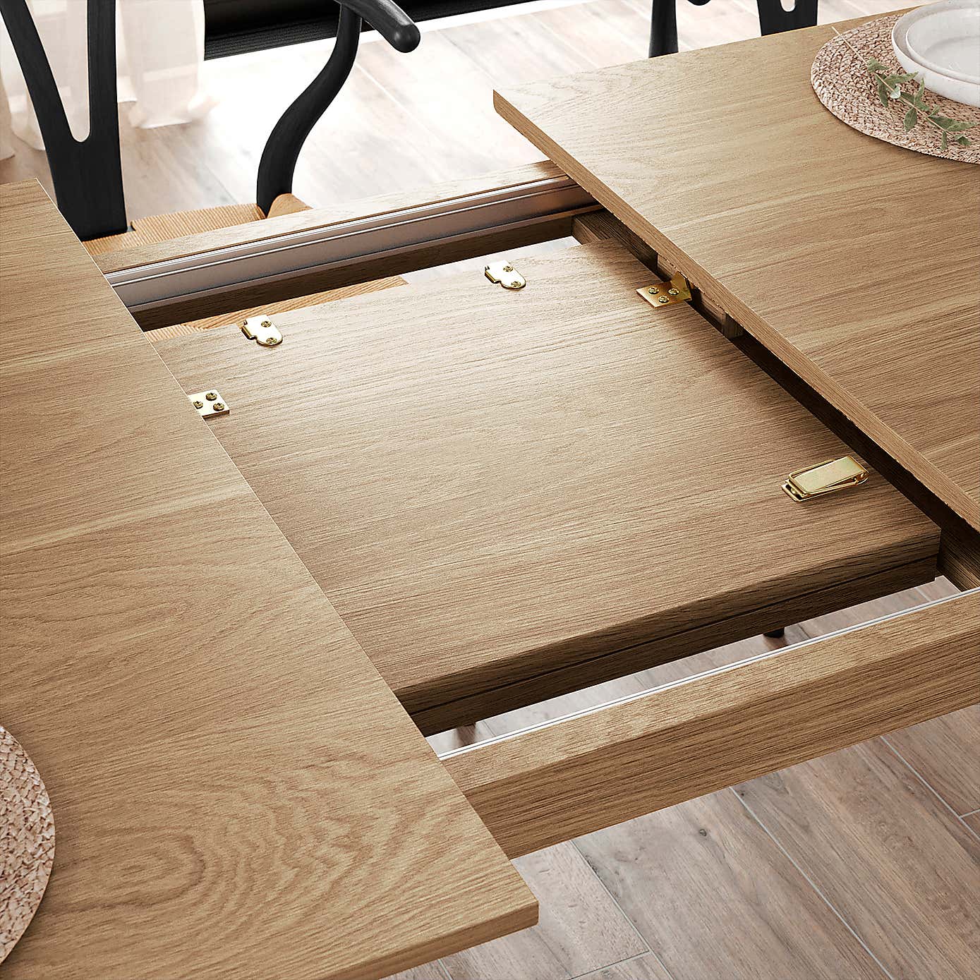 Hudson Rectangular Extendable Dining Table