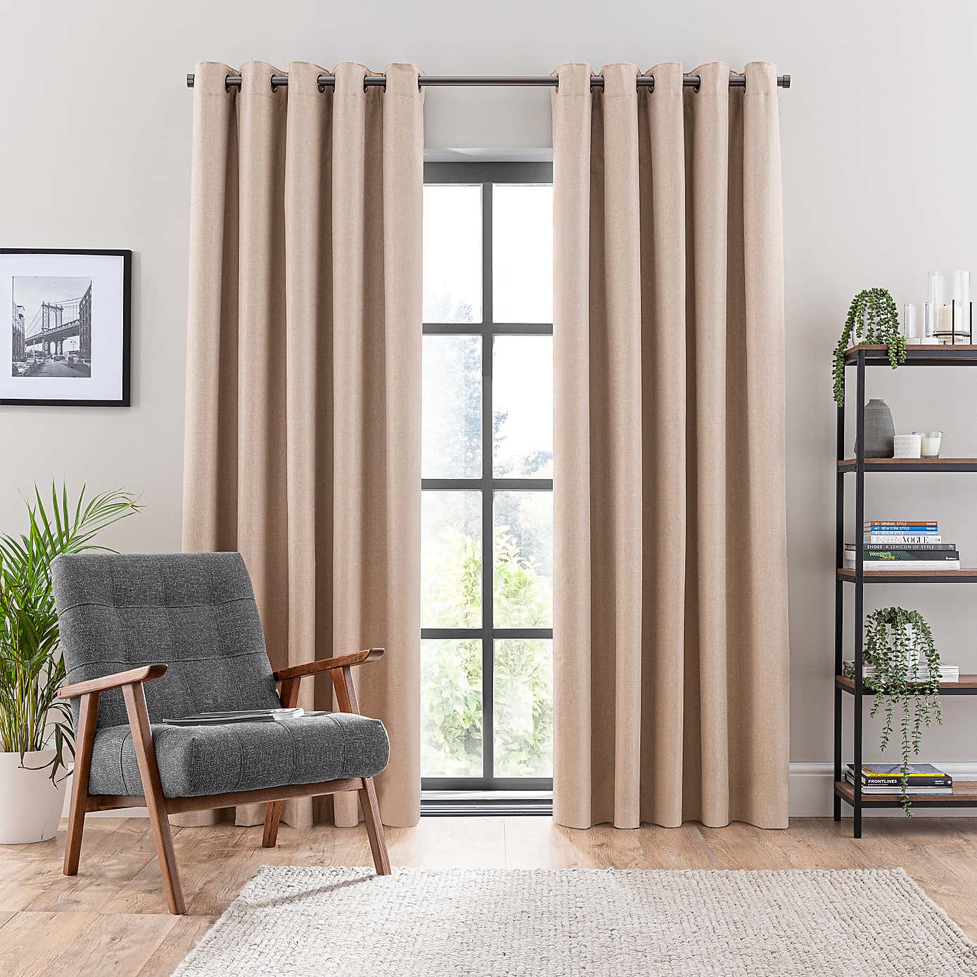 Montreal Ultra Blackout Eyelet Curtains