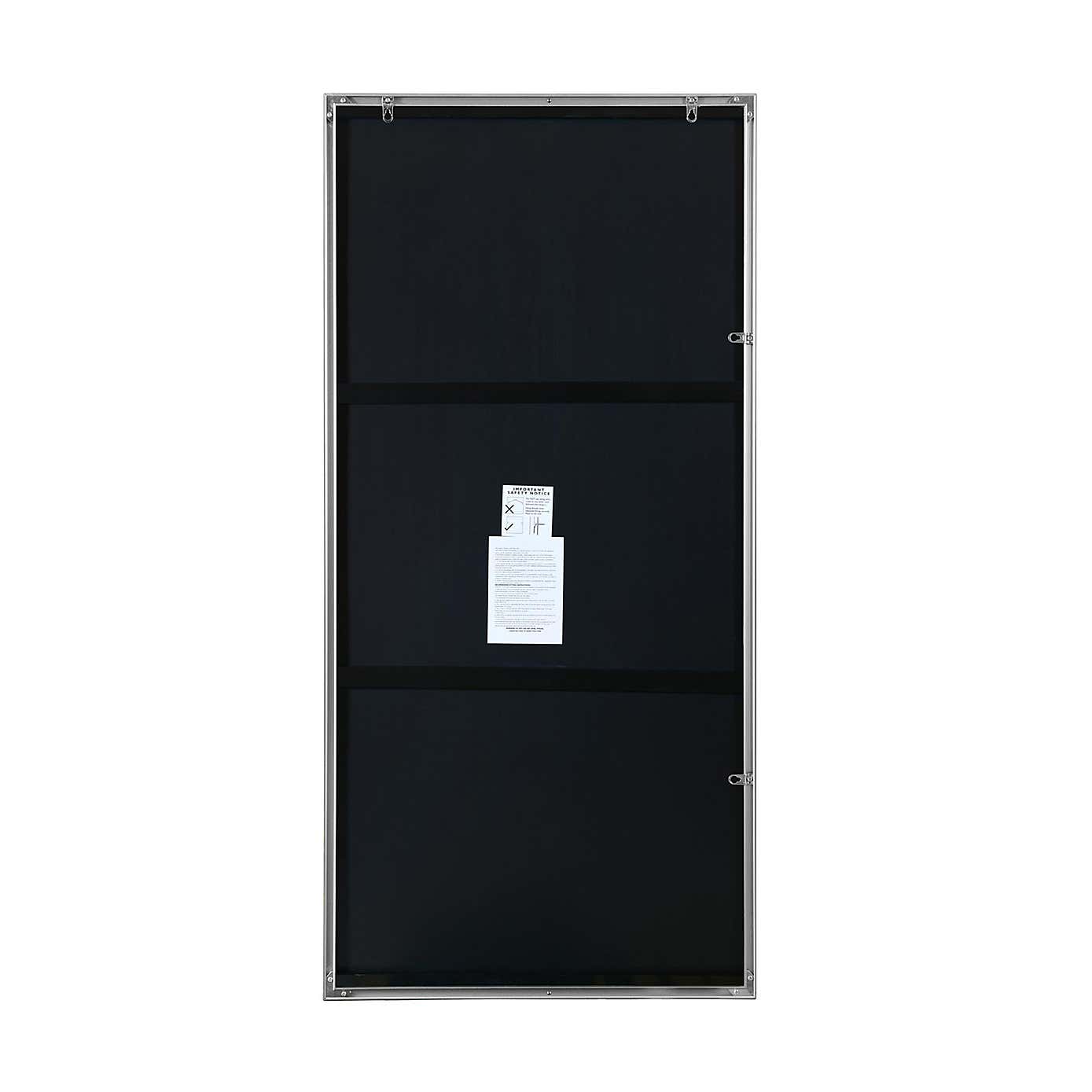 Artus Aluminium Rectangle Full Length Wall Mirror