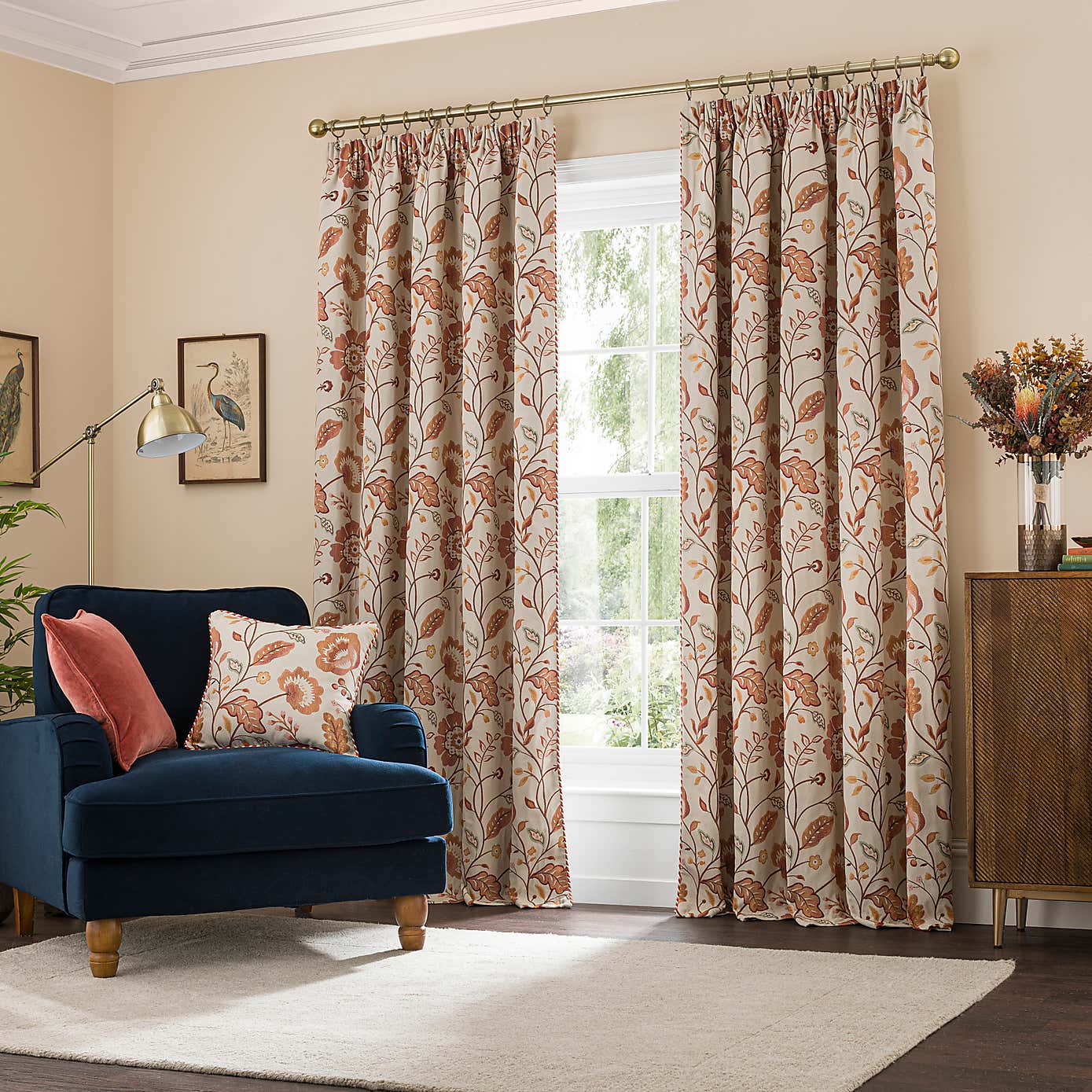 Lampasso Pencil Pleat Curtains