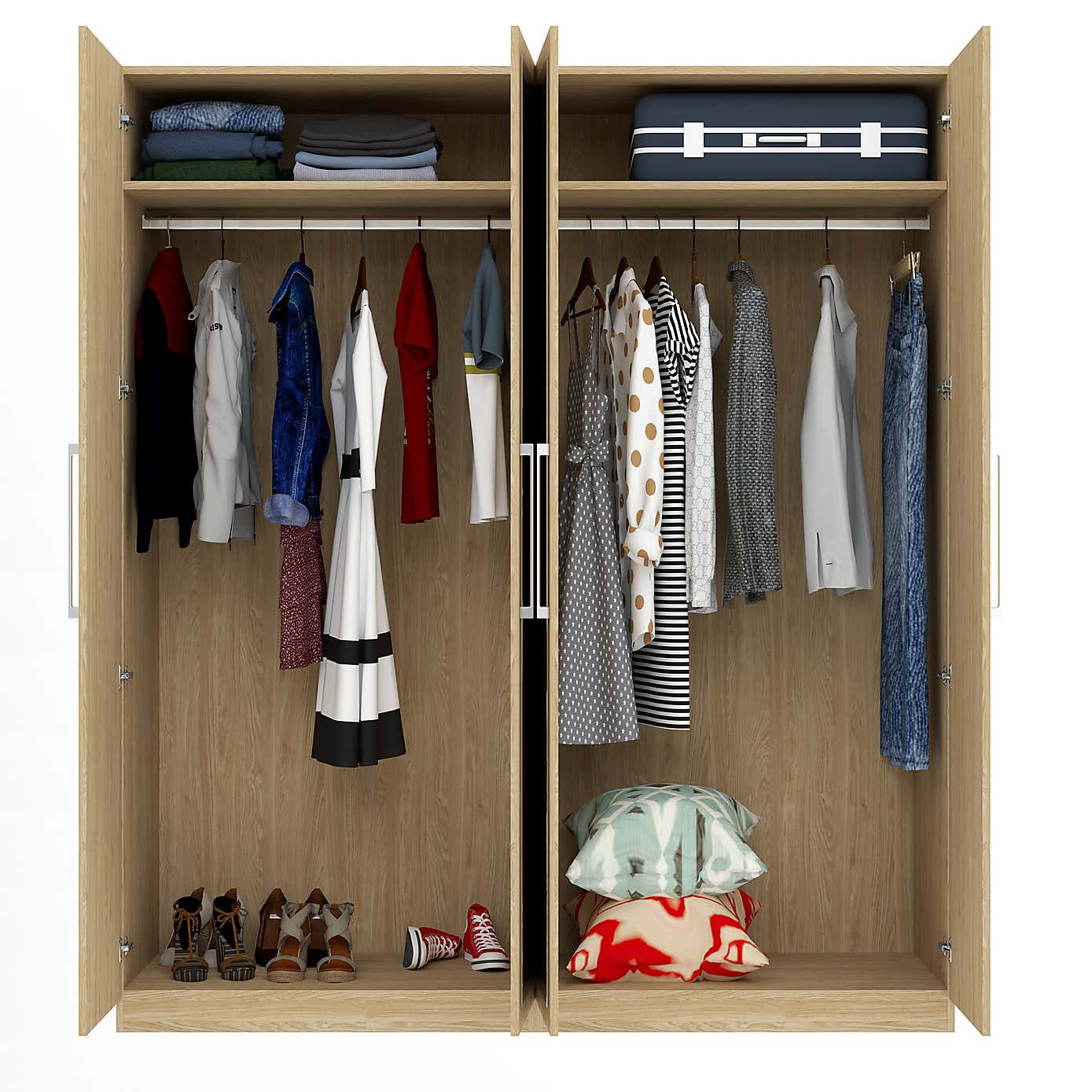 Foster 4 Door Wardrobe
