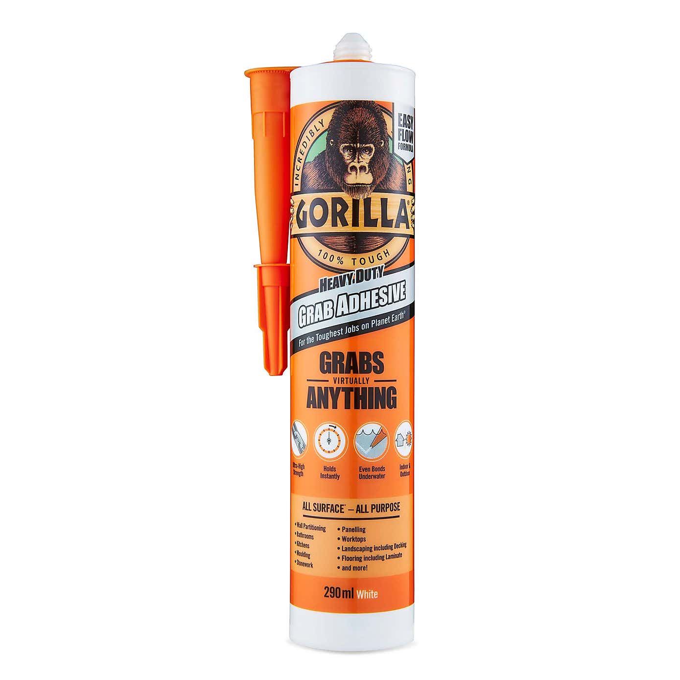 Gorilla Grab Adhesive 290ml White