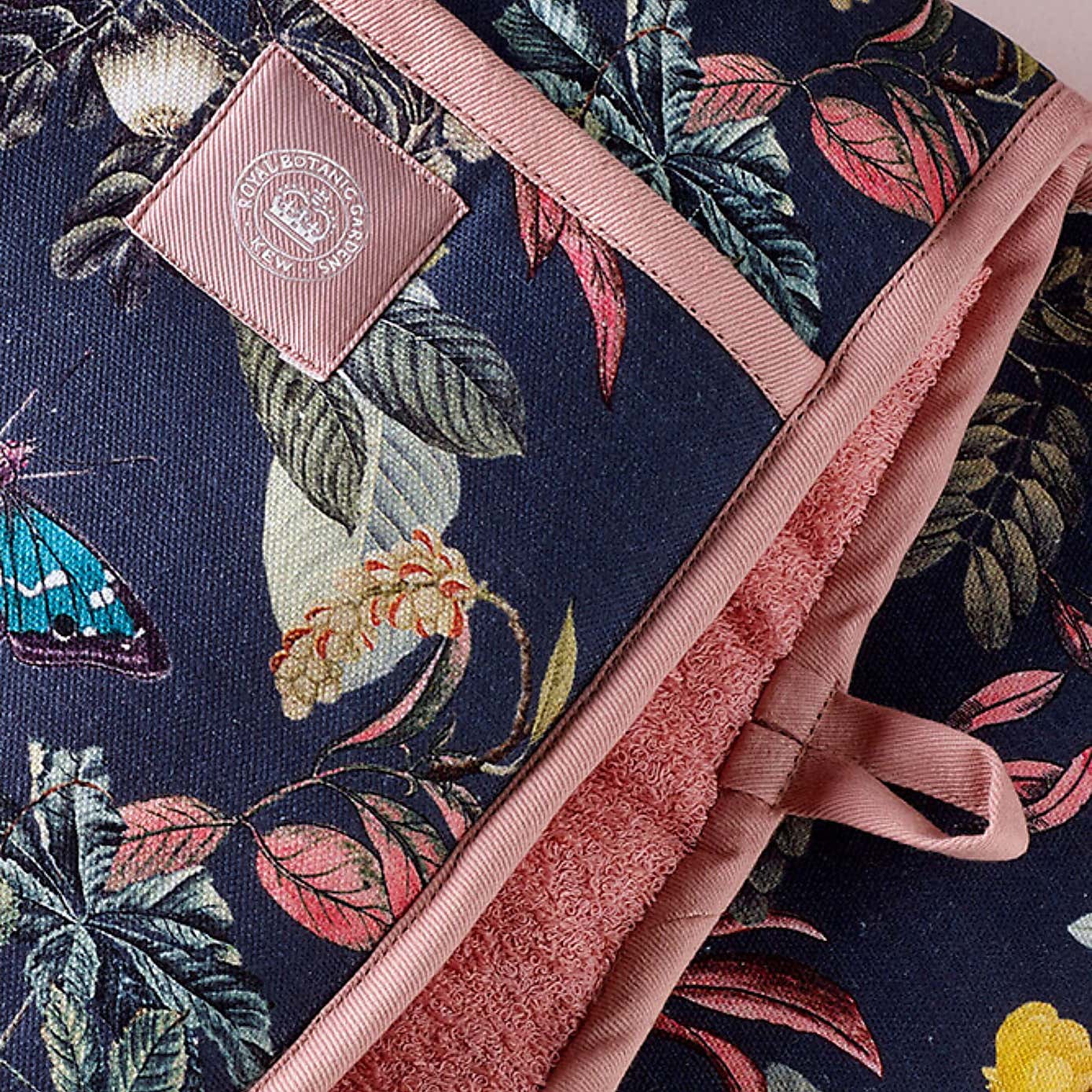 Kew Midnight Floral Double Oven Glove