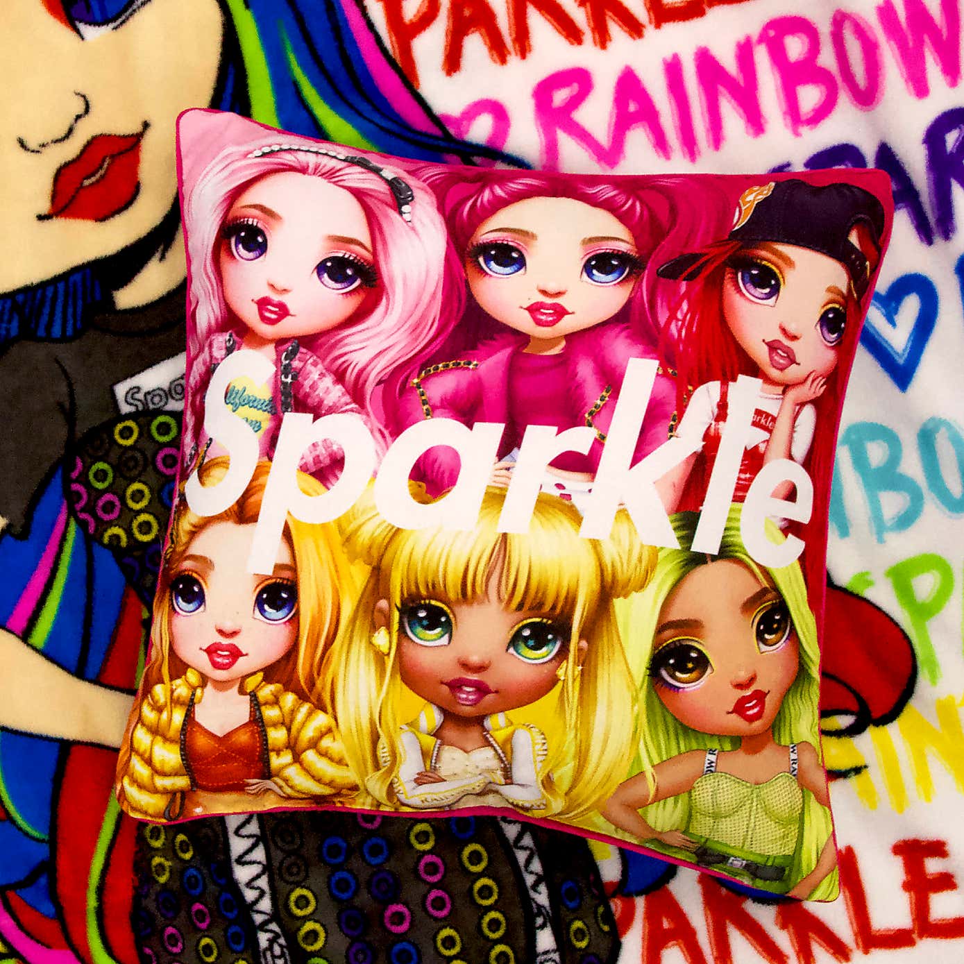 Rainbow High Sparkle Cushion