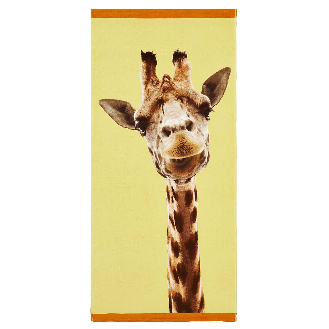 Catherine Lansfield Giraffe Beach Towel