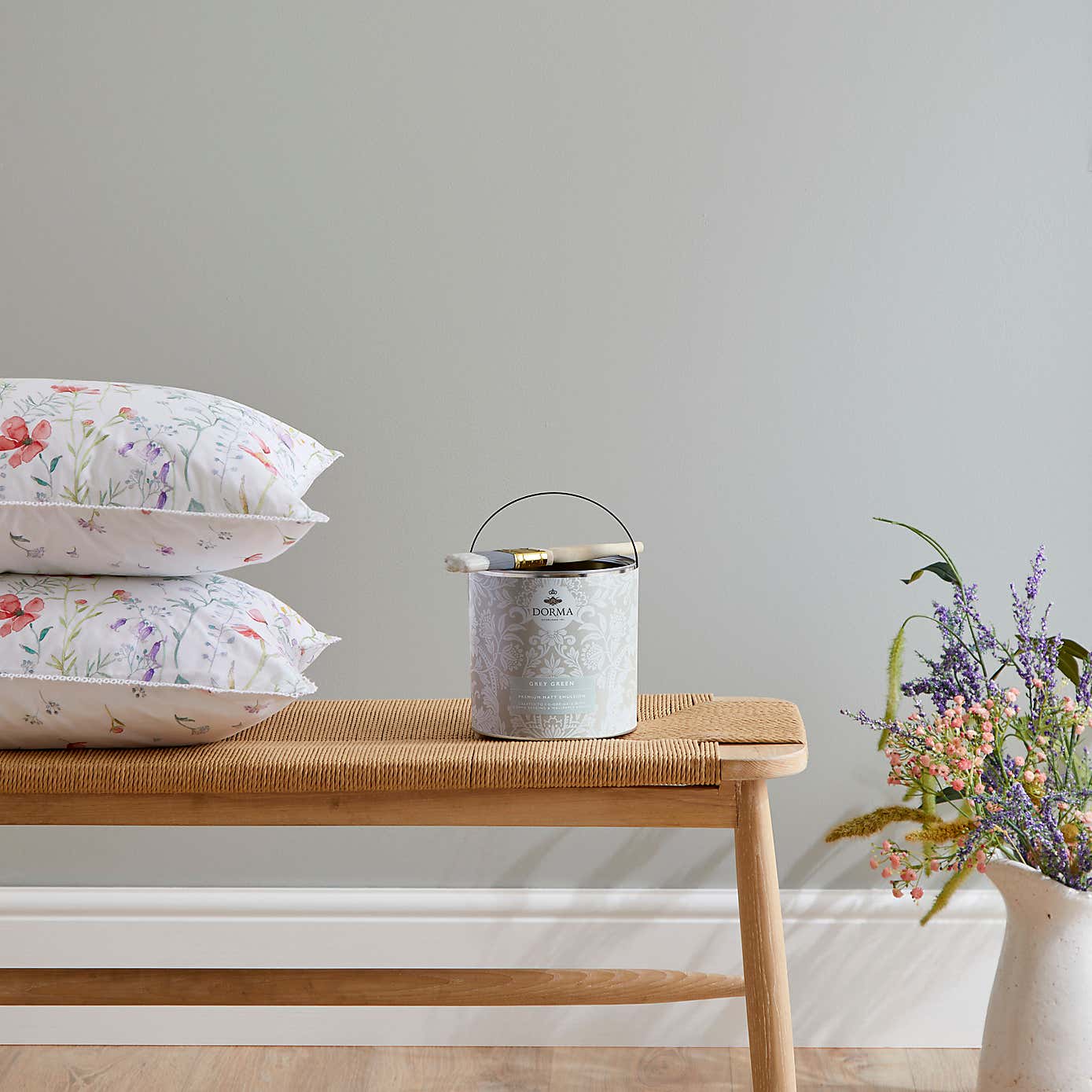 Dorma Grey Green Matt Emulsion Paint