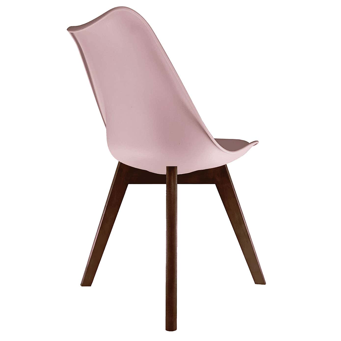 Fusion Living Soho Plastic Dining Chair with Squared Legs