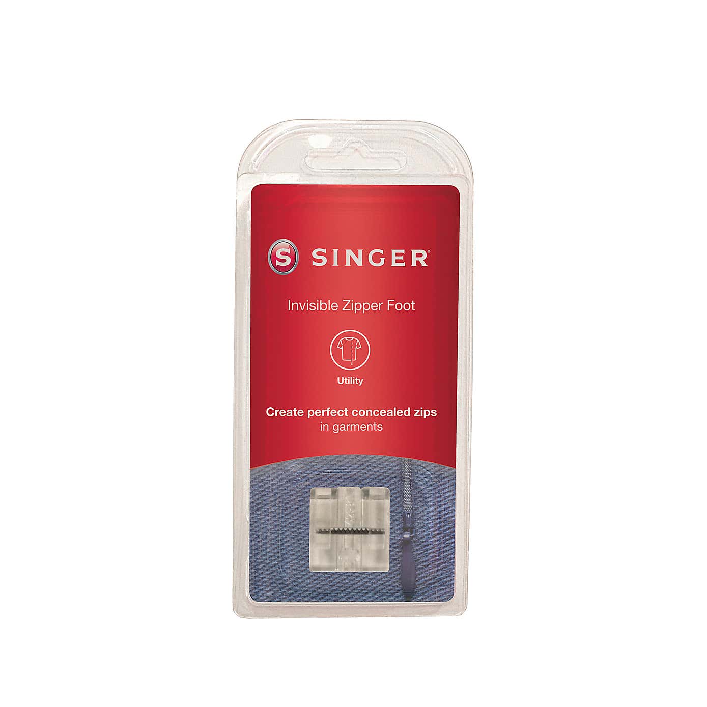Singer Invisible Zip foot