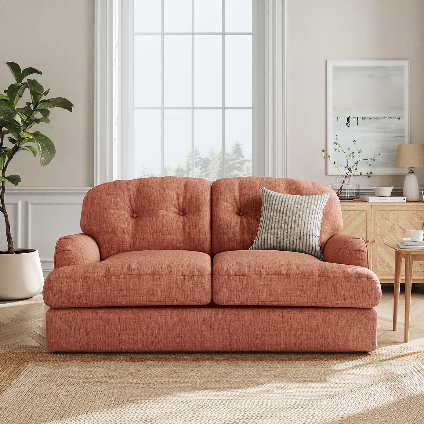 Slub Faux Linen Fabric Sample