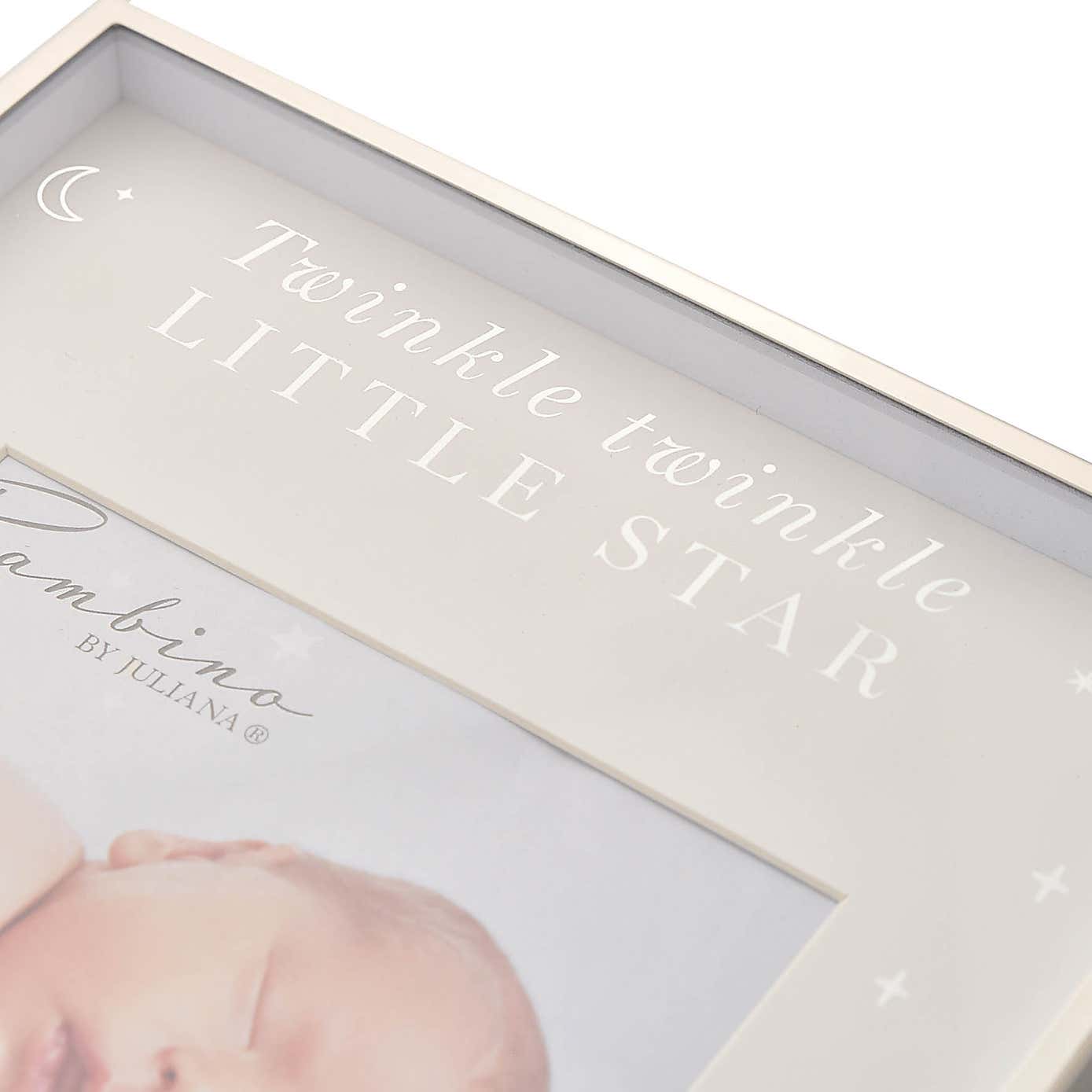 Bambino Metal Plated Twinkle Twinkle Photo Frame