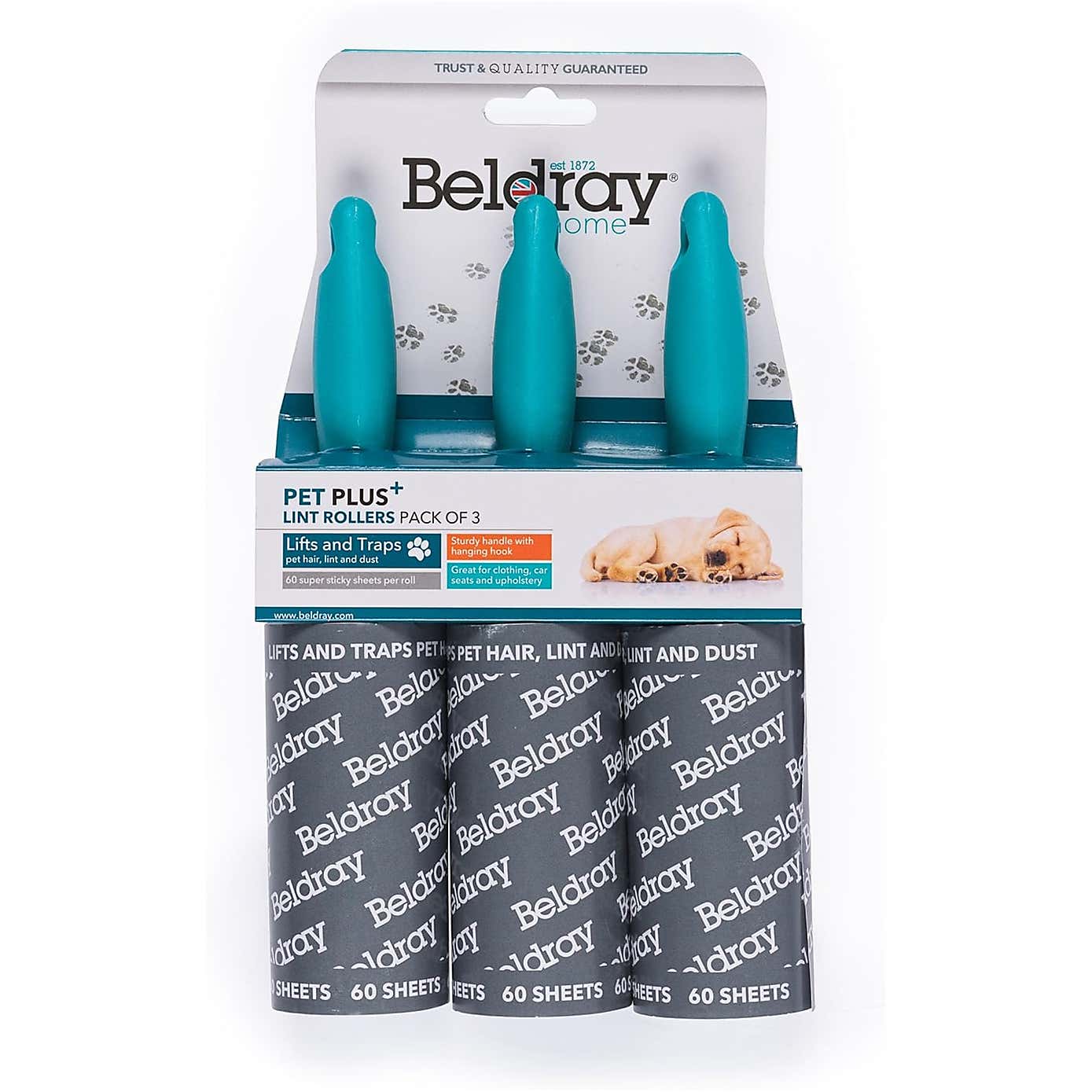 Beldray Pet Plus Lint Rollers Set of 3