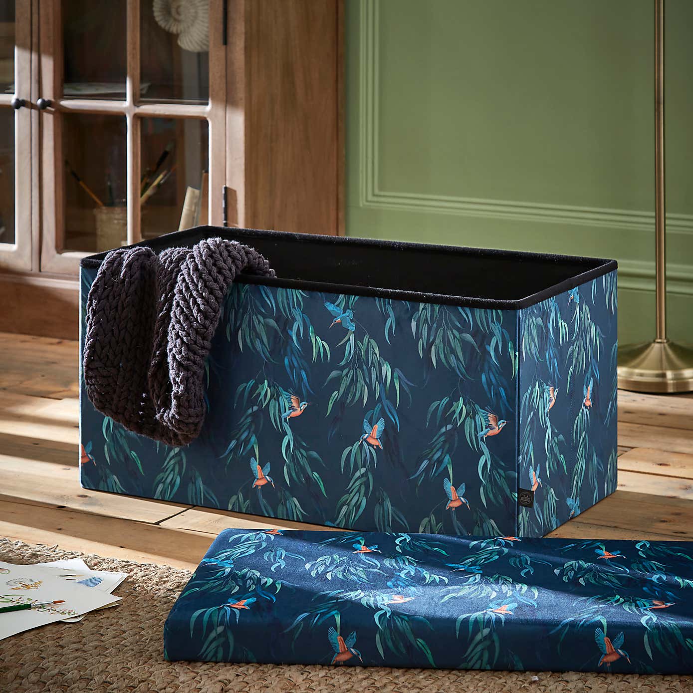 Kingfisher Rectangle Ottoman
