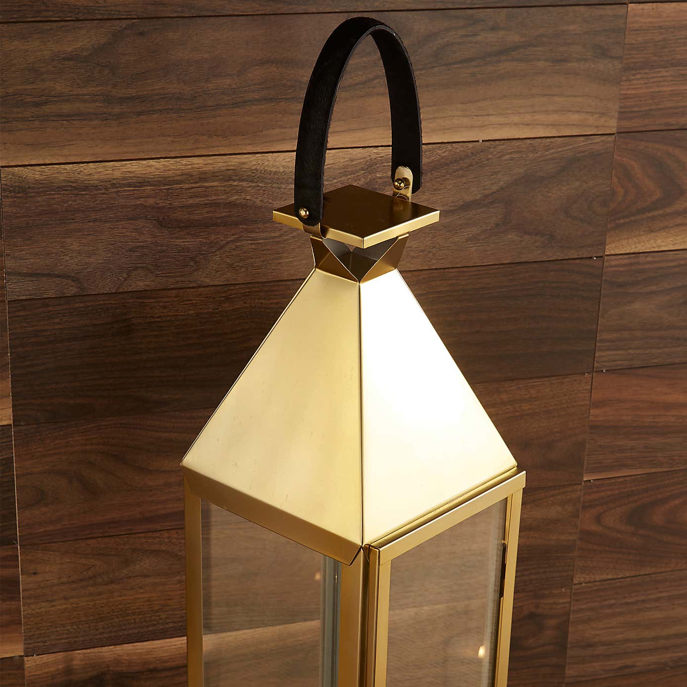 Pacific Lifestyle Stainless Steel Lantern 99cm Gold