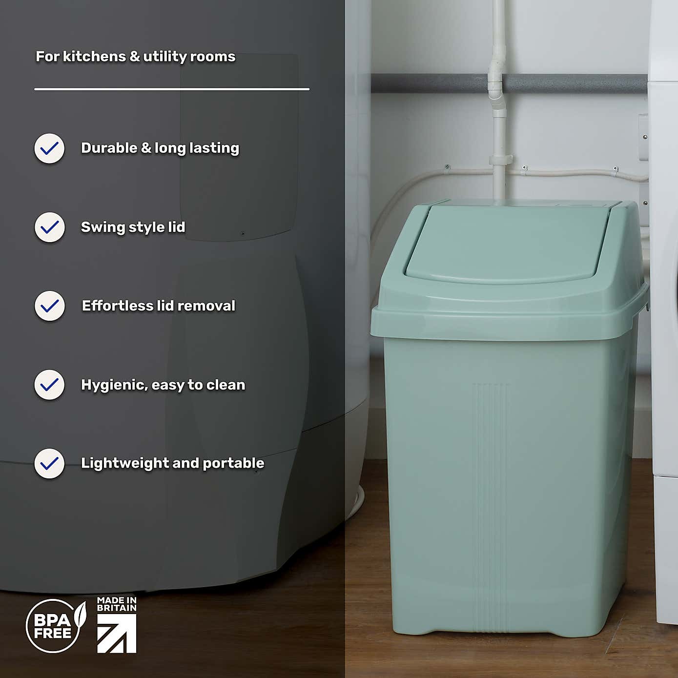 Wham Casa 25L Swing Bin