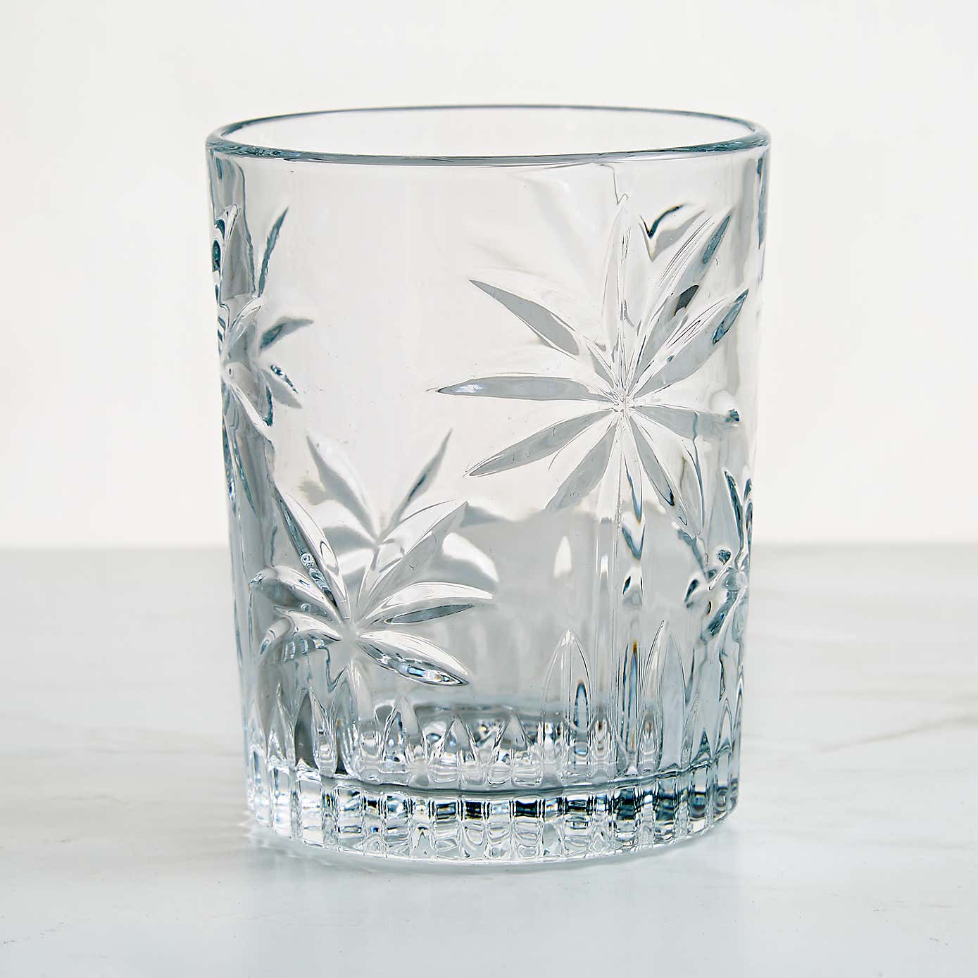 Luxe Palm Tumbler Glass