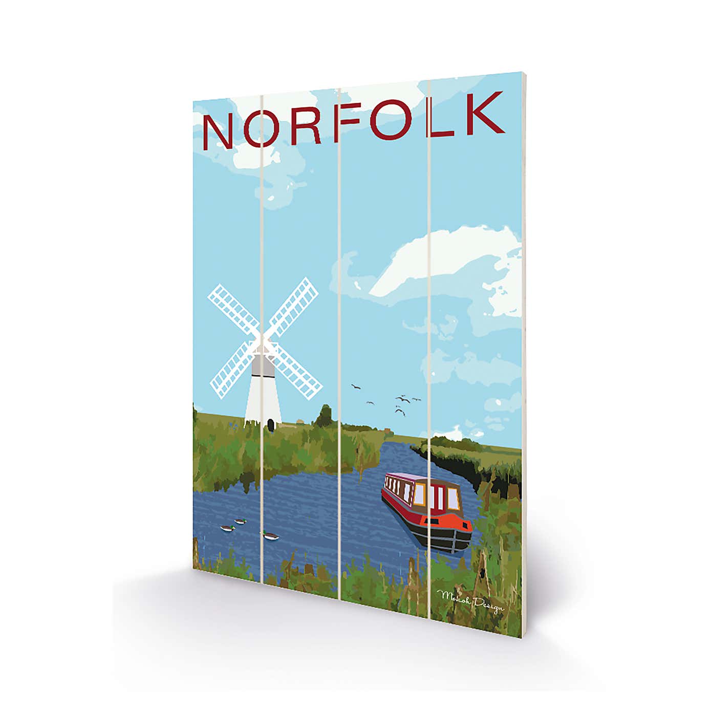The Art Group Norfolk Wooden Wall Art