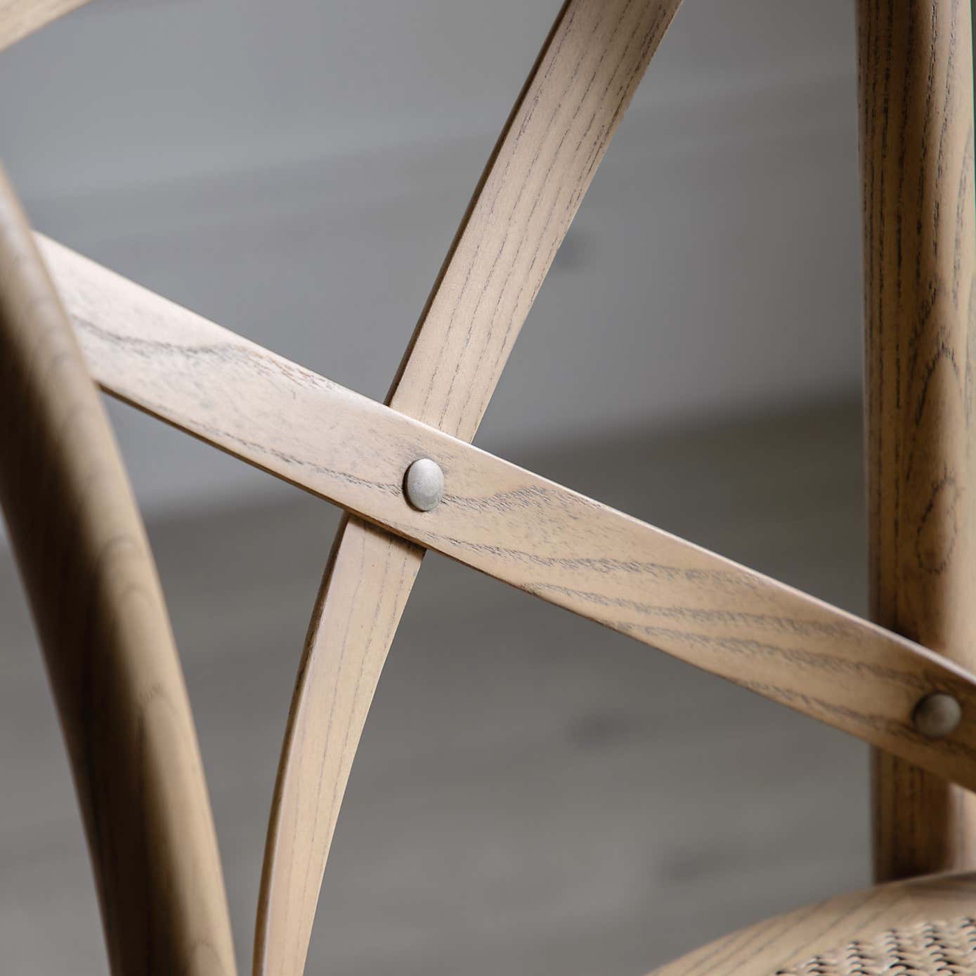 Cannock Set of 2 Bar Stools, Rattan