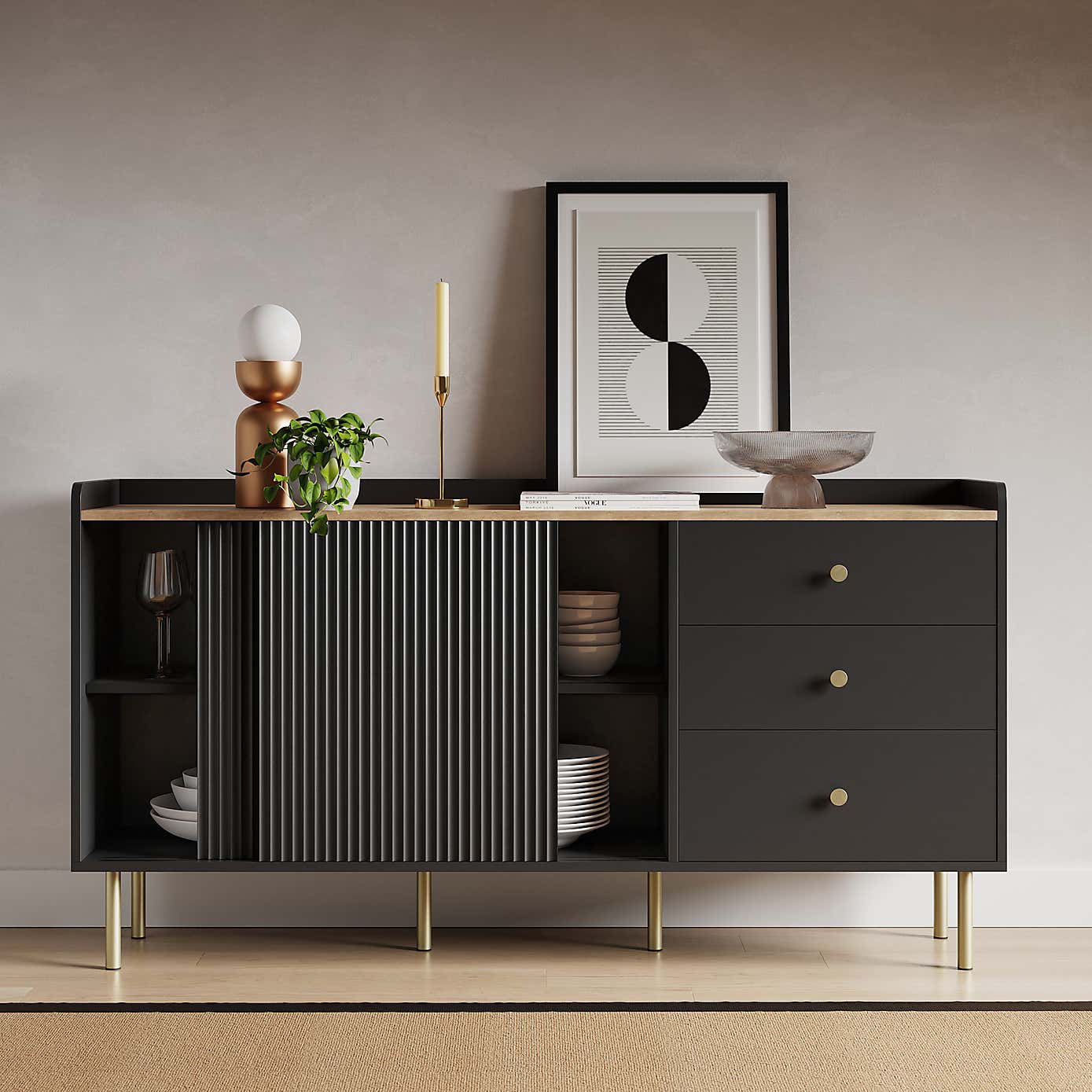Georgi Wide Sideboard
