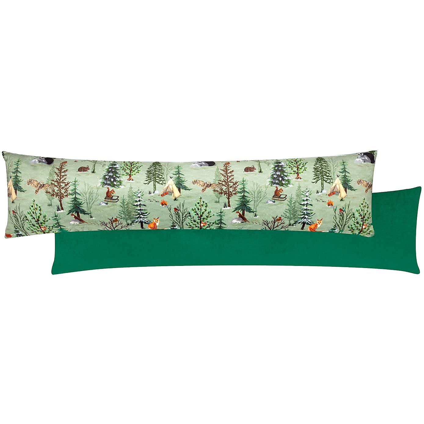 Lodge Wood Green Draught Excluder
