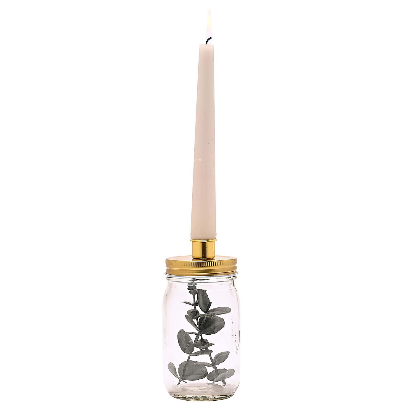 Love Story Mason Jar Candle Holder