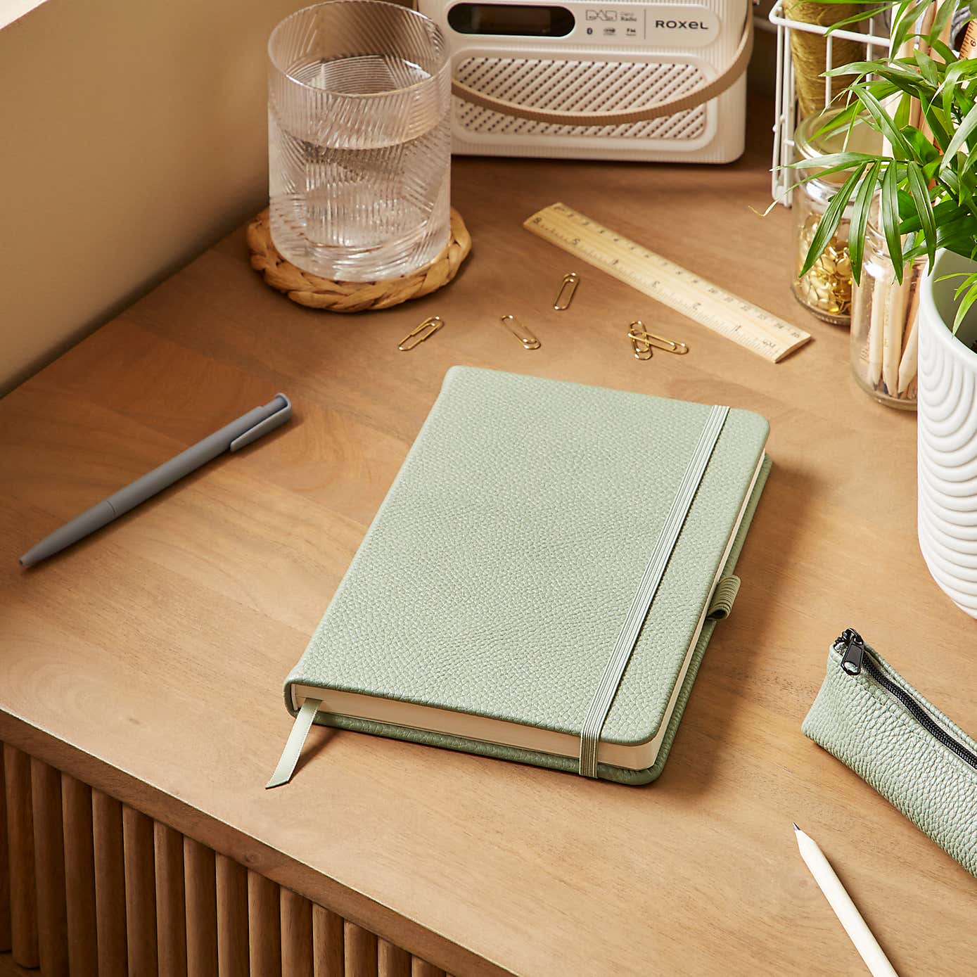 Waters and Noble Premium Faux Leather Notebook