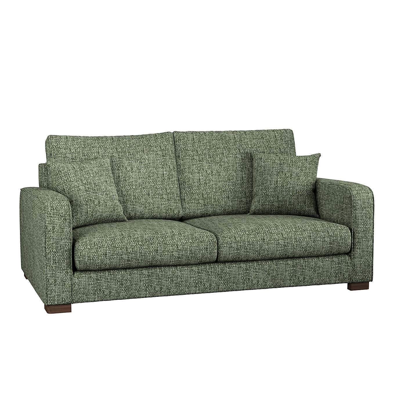 Carson Chunky Chenille 3 Seater Sofa
