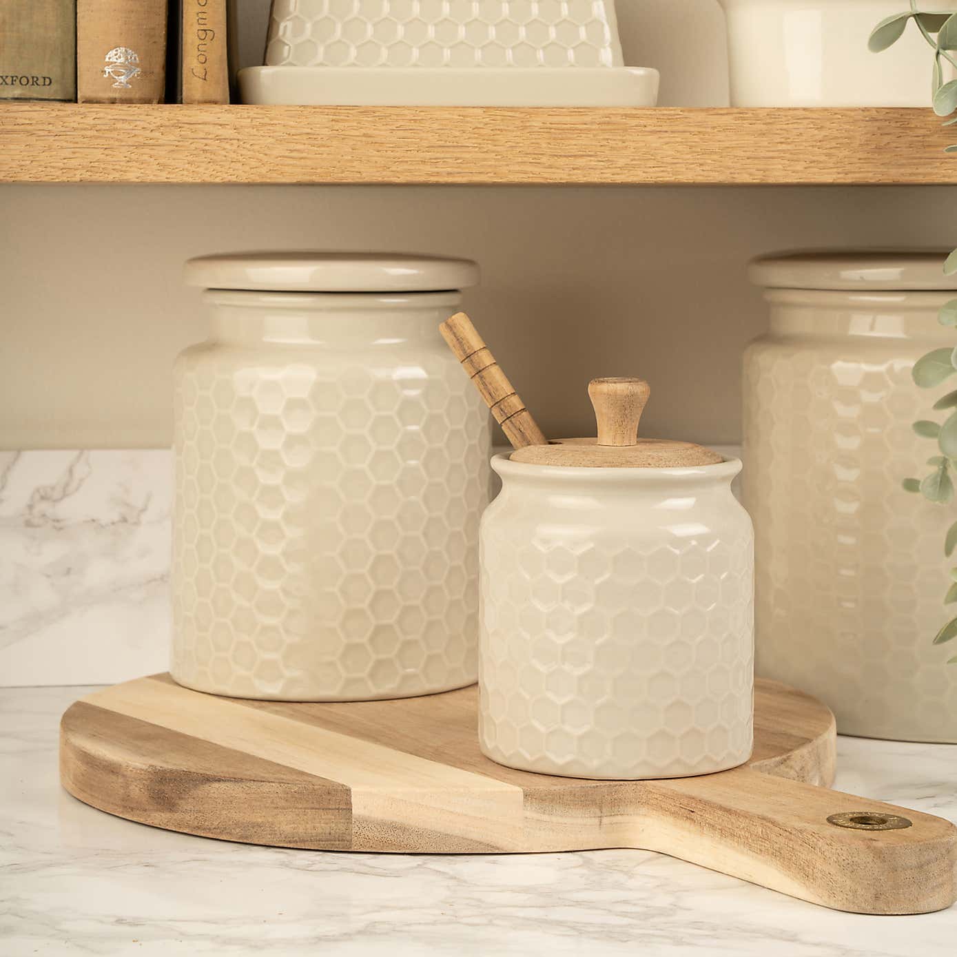 Kitchen Pantry Honey Pot With Drizzler
