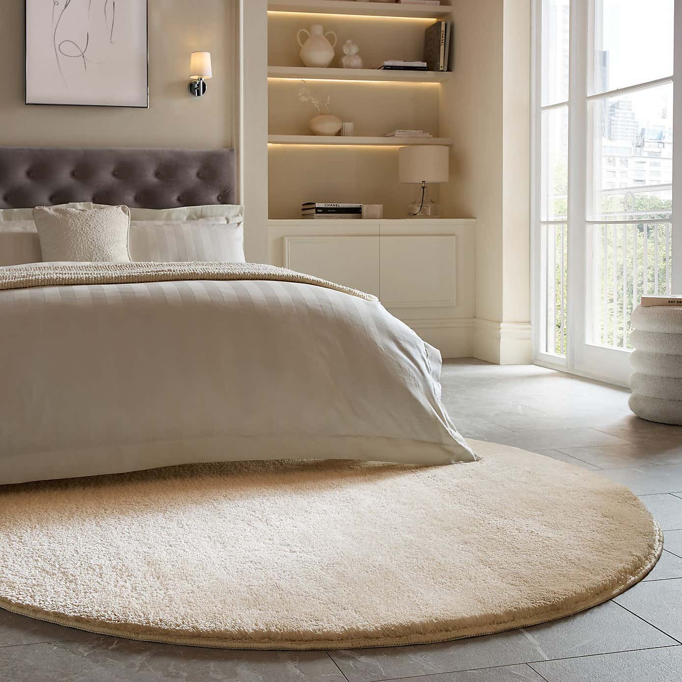 Lumi Supersoft Luxe Sheen Round Rug