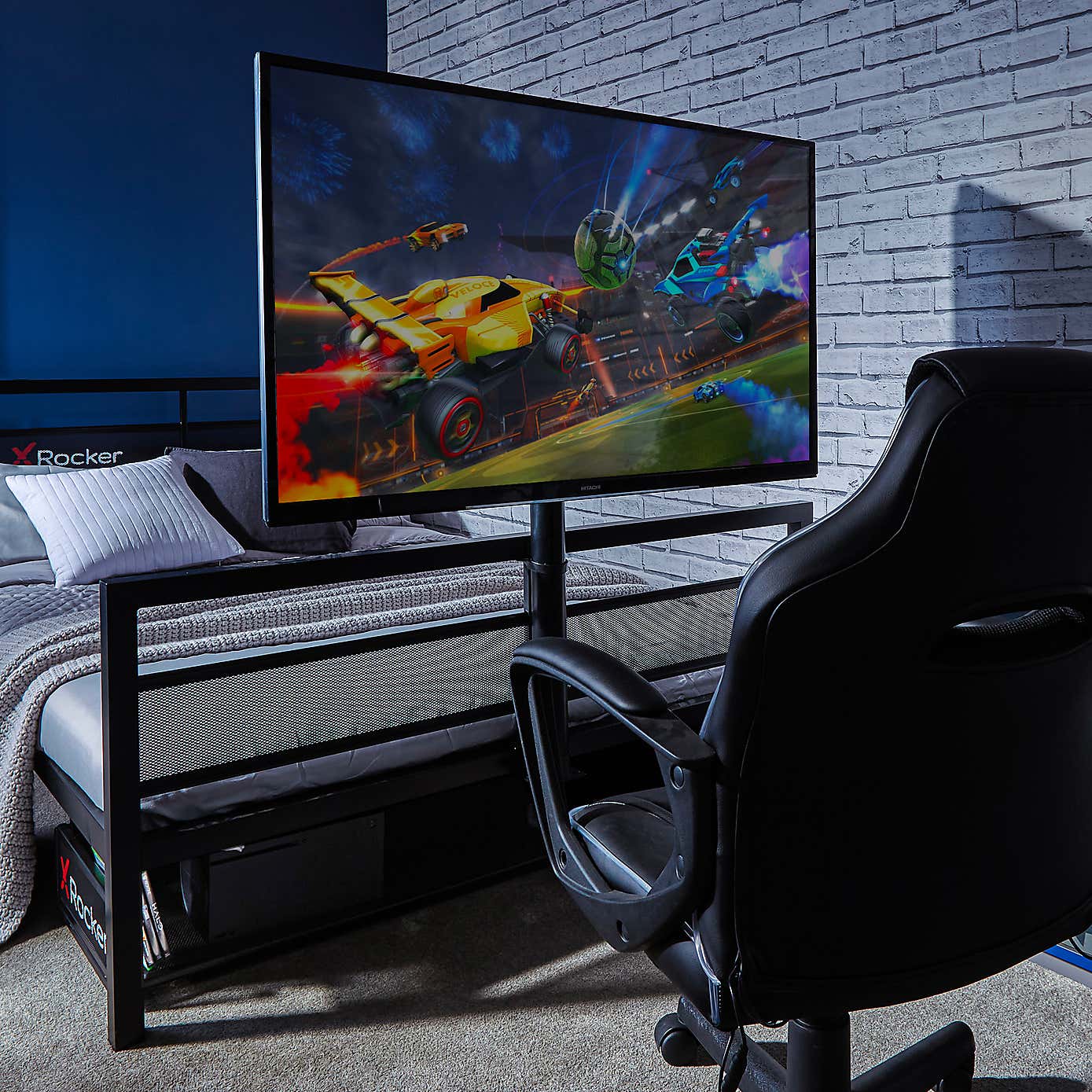 X Rocker Basecamp Gaming Bed with TV VESA Mount