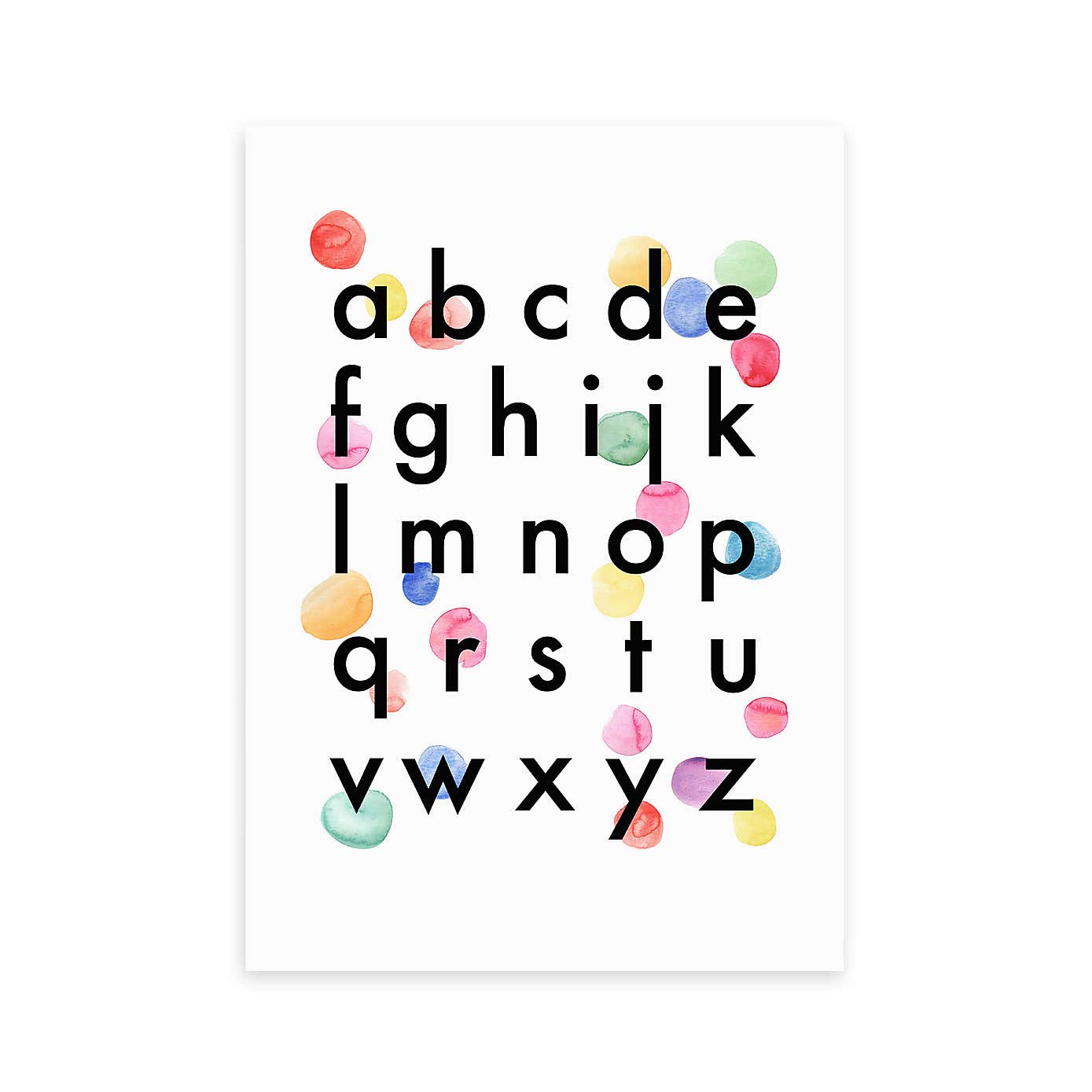 East End Prints Alphabet Confetti Print